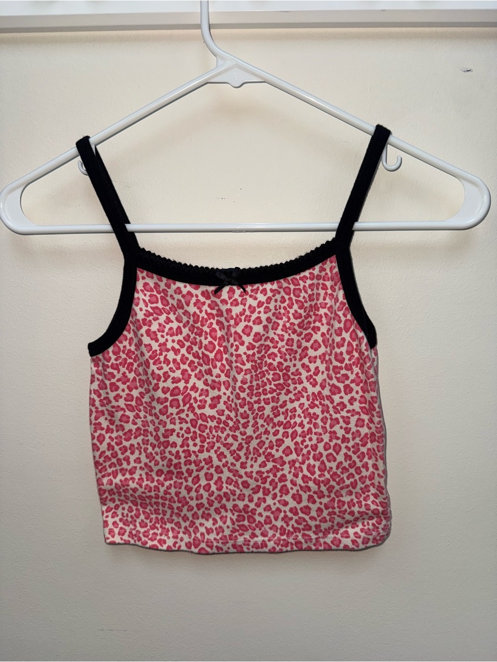 Brandy Melville Pink Leopard Tank Top